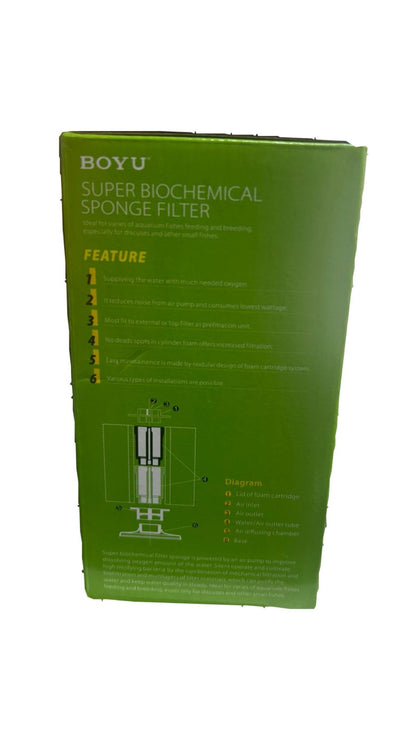 BOYU Super Biochemical Sponge Filter