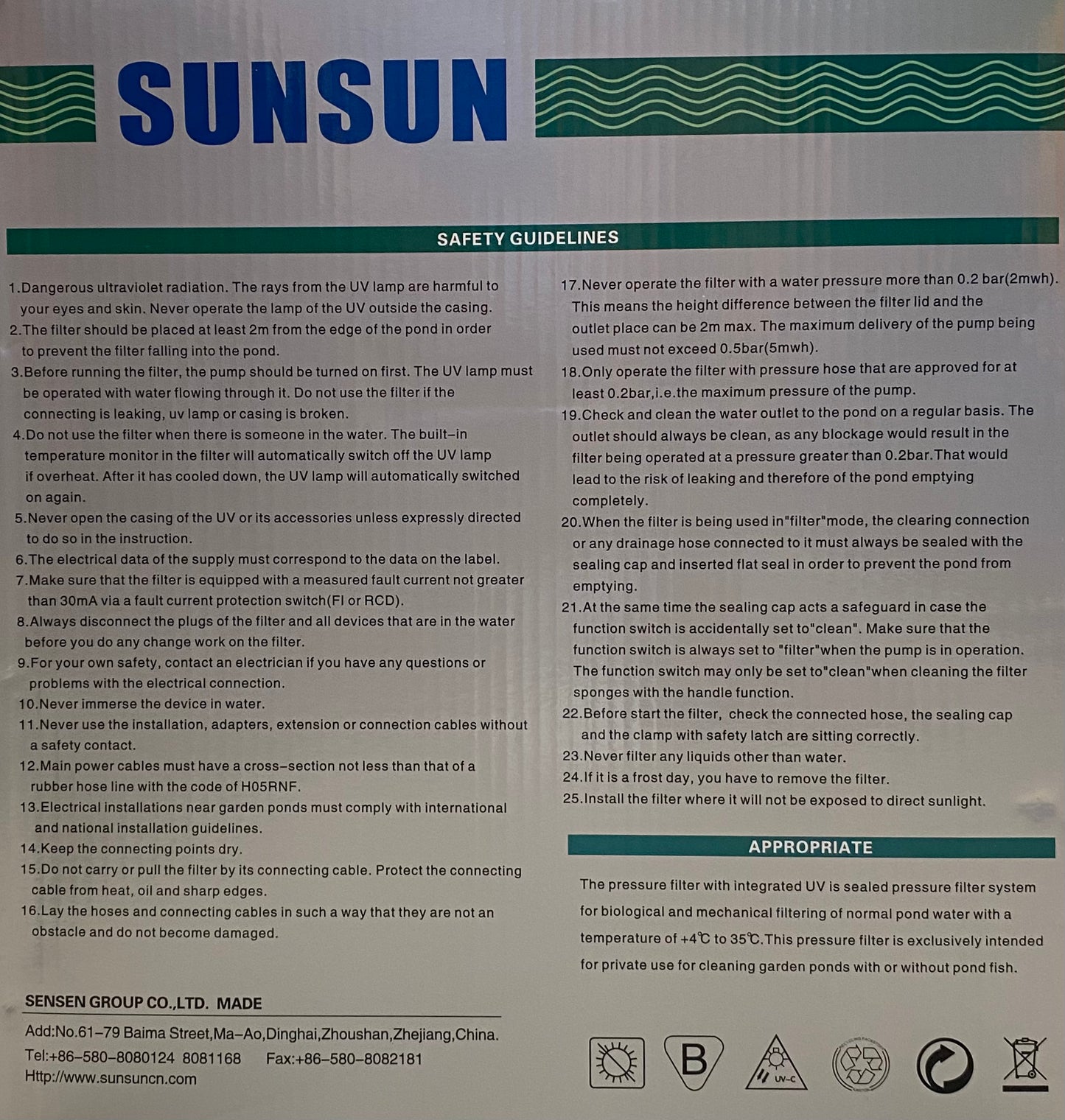 SUNSUN CPF-5000 Pond Bio Press Filter