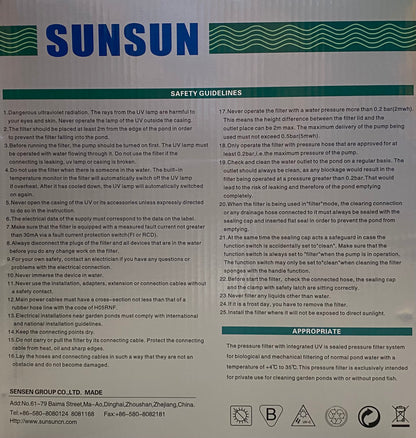 SUNSUN CPF-5000 Pond Bio Press Filter