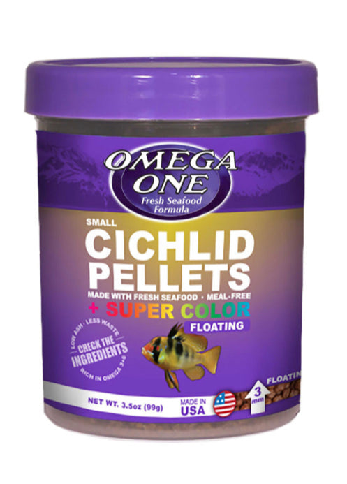 Omega One Small (3mm) Cichlid Pellets Floating