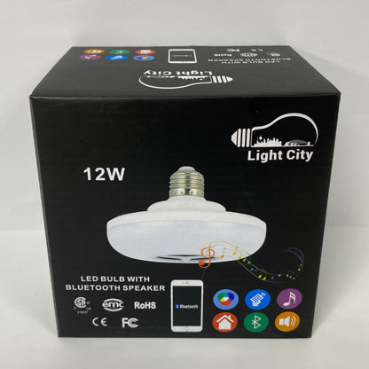 Light City 12W LED Blub with Bluetooth Speaker