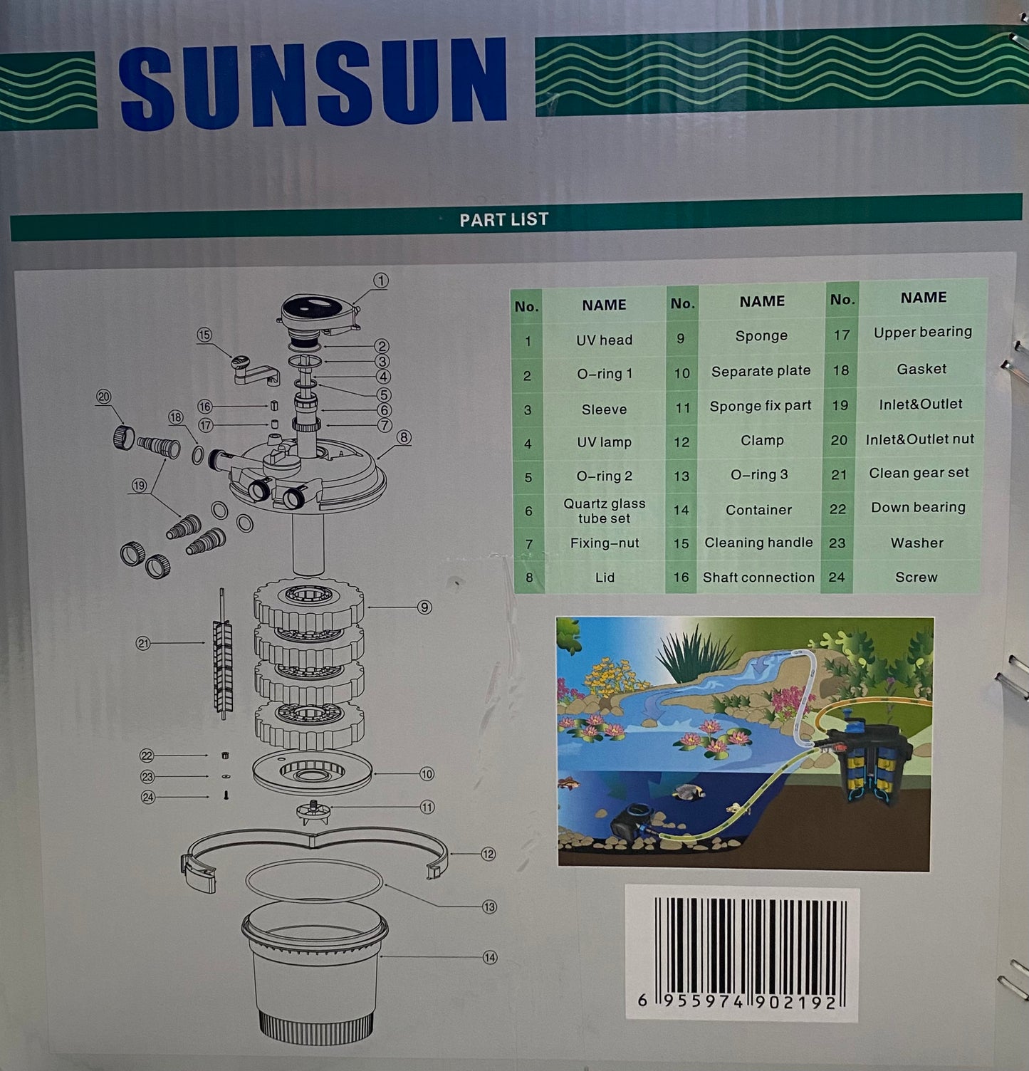 SUNSUN CPF-5000 Pond Bio Press Filter