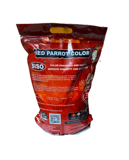 Red China Red Parrot Color