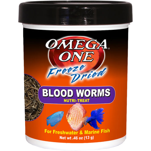 Omega One Freeze Dried Blood Worms