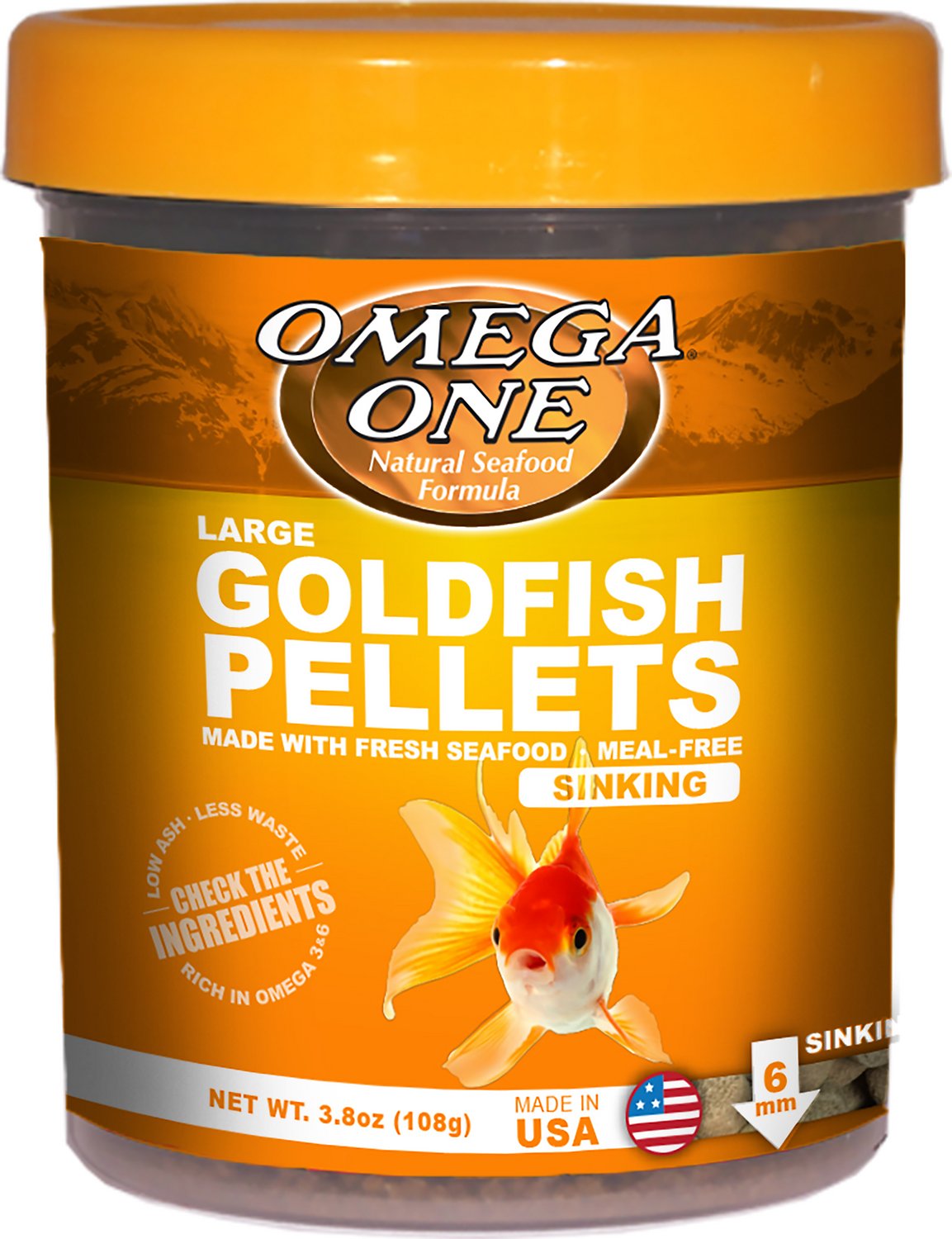 Omega One Large (6mm) Goldfish Pellets