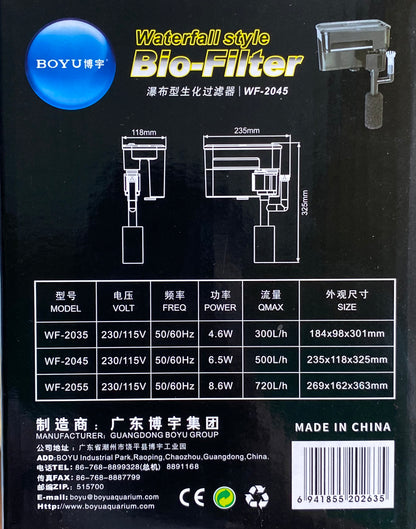 Boyu Waterfall Style Bio-Filter (2 Sizes)