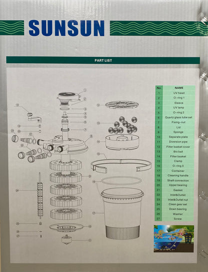 SUNSUN CPF-10000 Pond Bio Press Filter