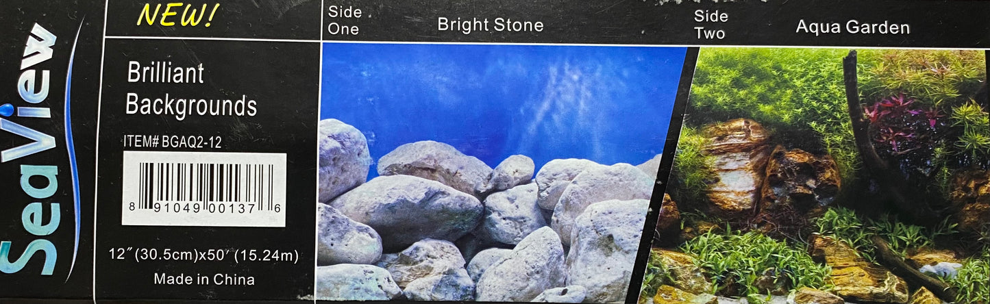 12” Width Aquarium Backgrounds