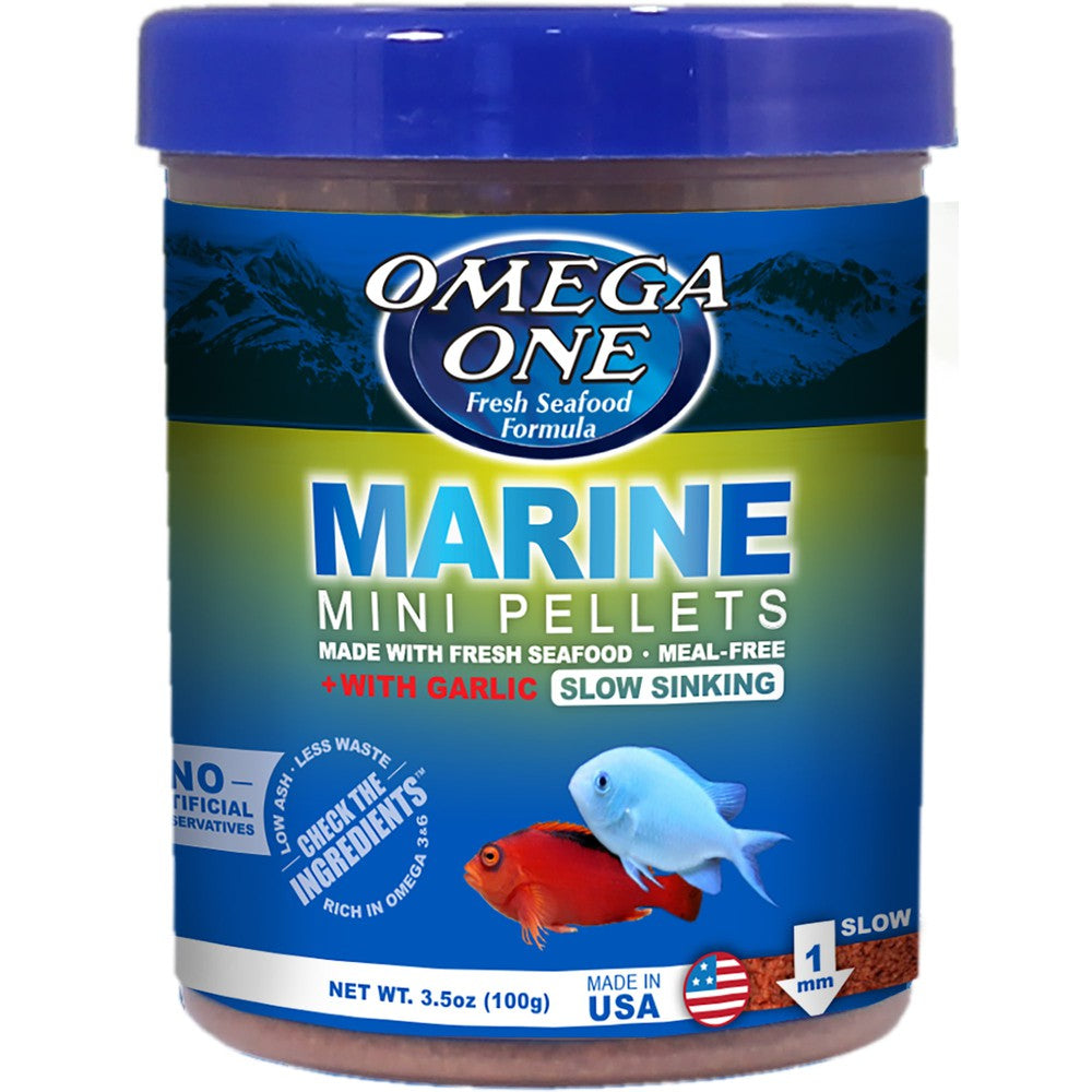 Omega One Marine Mini (1mm) Pellets