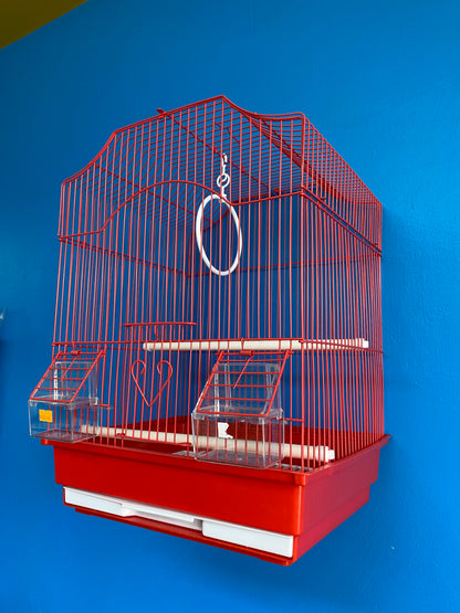 Squared Top Bird Cages