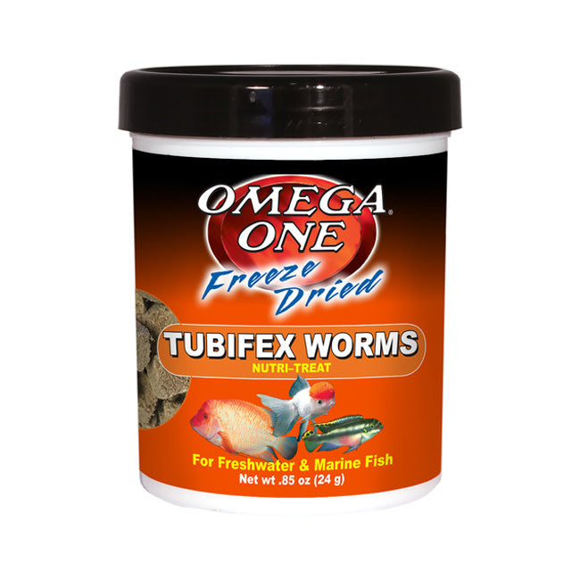 Omega One Freeze Dried Tubifex Worms