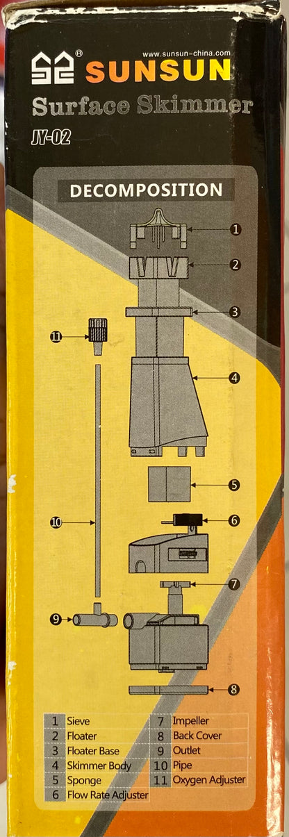 SUNSUN JY-02 Surface Skimmer