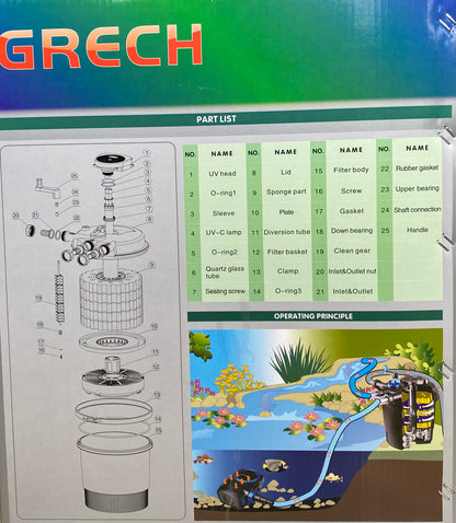 GRECH CPF-20000 Pond Bio Press Filter