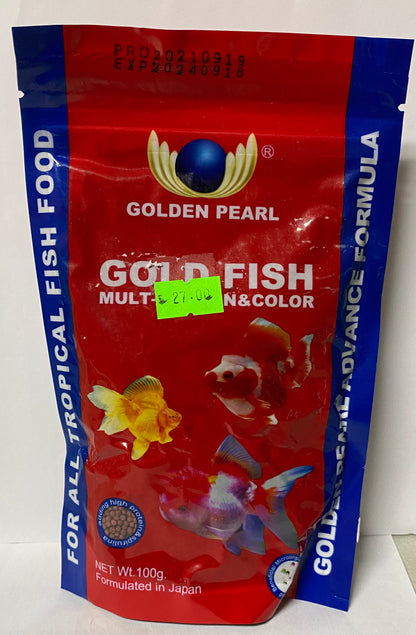 Golden Pearl Gold Fish Mult-Vitamin & Color