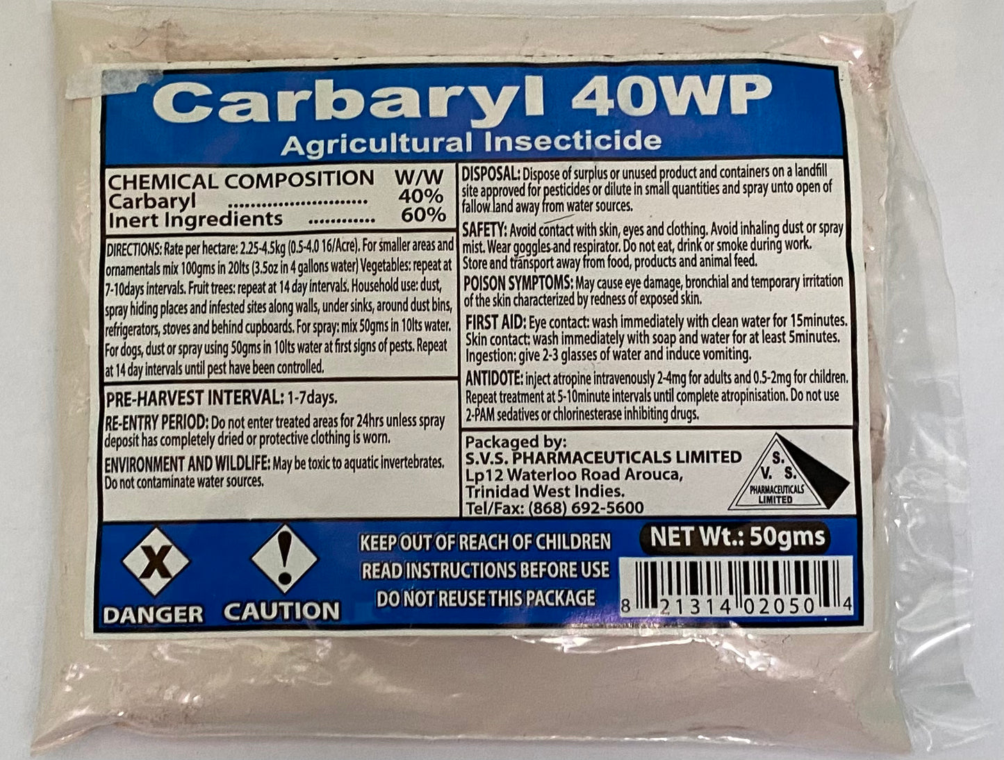 Carbaryl 40WP (Seven Powder)