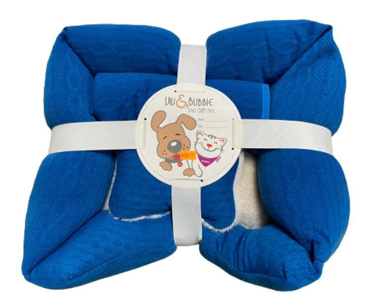 Viv & Bubble Pet Bed Set (4 Colors)