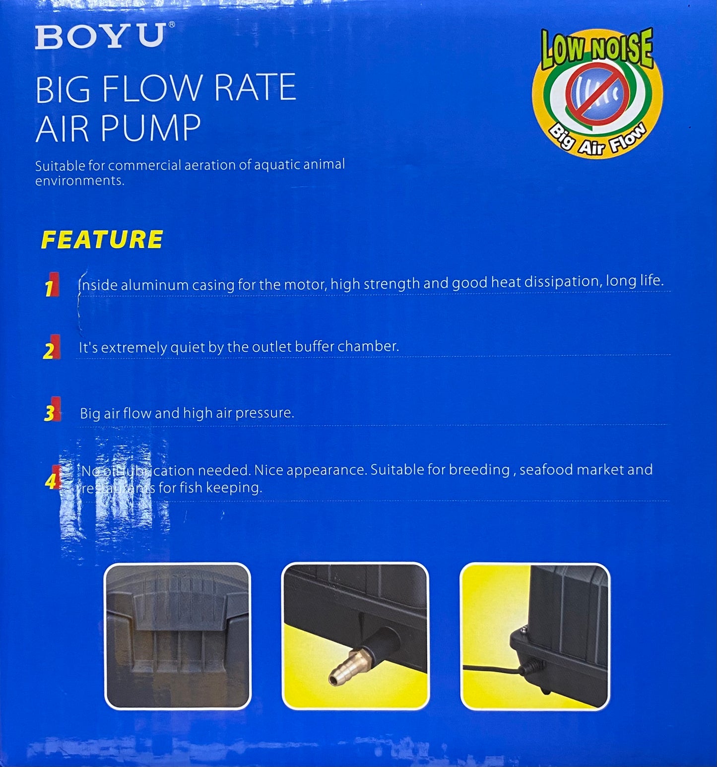 Boyu Big Flow Rate Air Pump